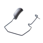 Kratz-Barraquer Wire Speculum, For Right Eye, One Solid 15mm Blade On Right Side, Open Wire Blade on Left Side, Blade Length 15mm, Dull Finish, Overall Length 1-5/8" (41mm) 1554414,11/2/6155,K1-5044